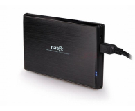 Natec Rhino 3.0 2,5" (SATA na USB 3.0) aluminium + etui - 82147 - zdjęcie 1
